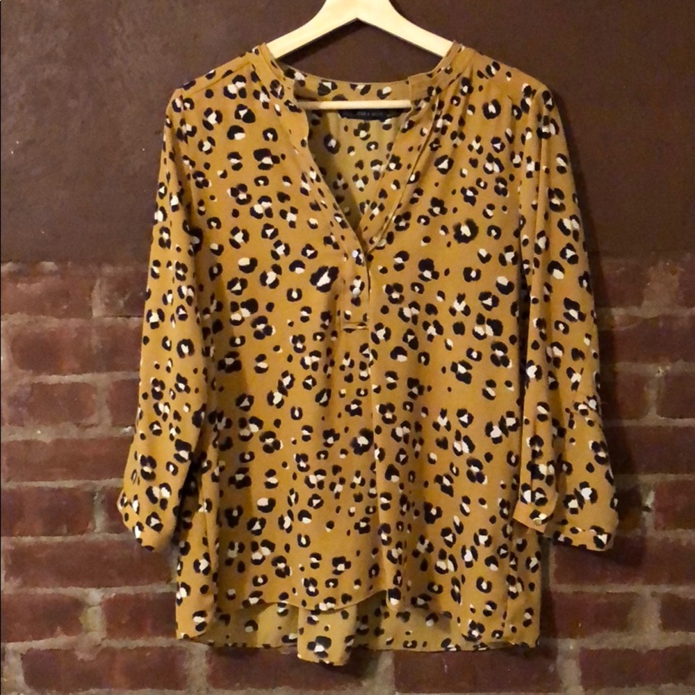 Zara V-neck Blouse
